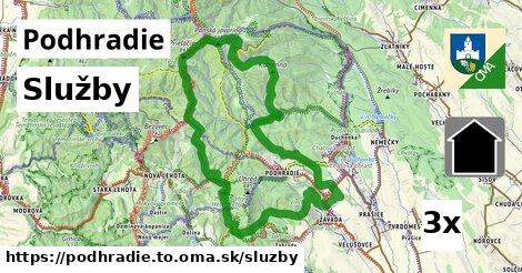 služby v Podhradie, okres TO