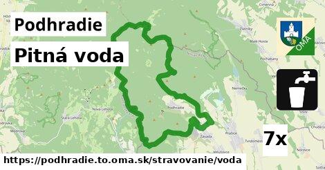 Pitná voda, Podhradie, okres TO