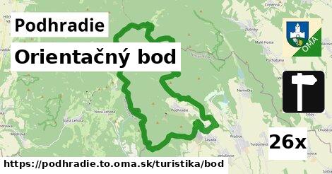 Orientačný bod, Podhradie, okres TO