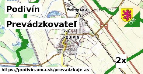 prevádzkovateľ v Podivín