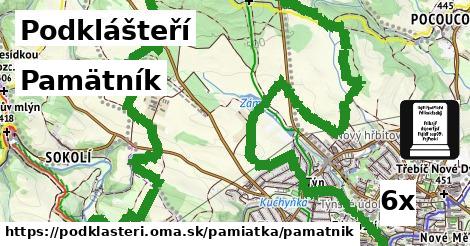 Pamätník, Podklášteří