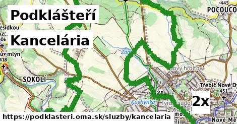 Kancelária, Podklášteří