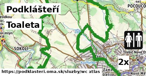 Toaleta, Podklášteří