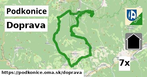 doprava v Podkonice