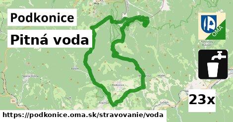 Pitná voda, Podkonice