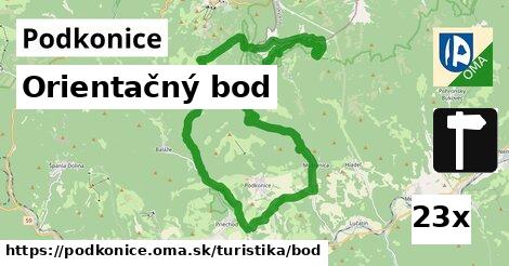 Orientačný bod, Podkonice