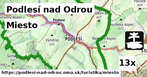 Miesto, Podlesí nad Odrou