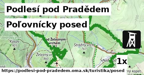 poľovnícky posed v Podlesí pod Pradědem