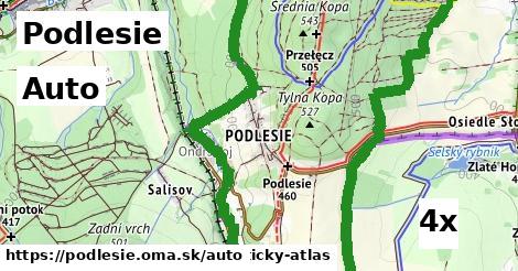 auto v Podlesie