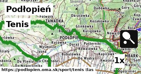 Tenis, Podłopień