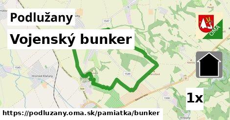 vojenský bunker v Podlužany