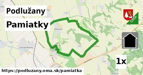 pamiatky v Podlužany