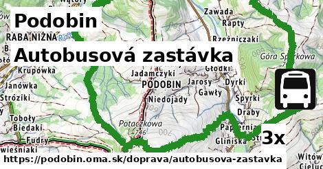 Autobusová zastávka, Podobin