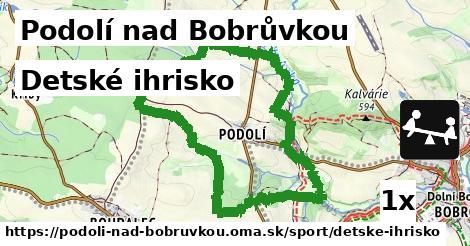 Detské ihrisko, Podolí nad Bobrůvkou