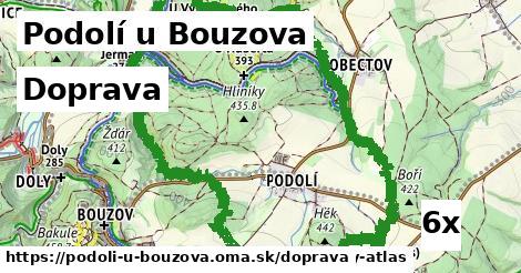 doprava v Podolí u Bouzova