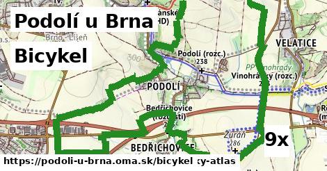 bicykel v Podolí u Brna