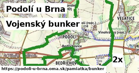 Vojenský bunker, Podolí u Brna