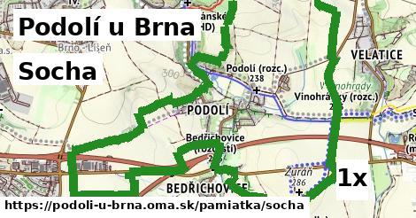 Socha, Podolí u Brna