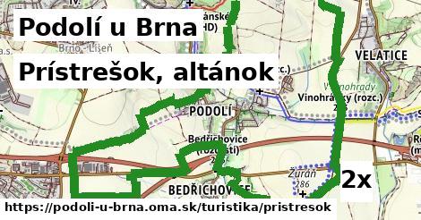 Prístrešok, altánok, Podolí u Brna