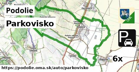 Parkovisko, Podolie