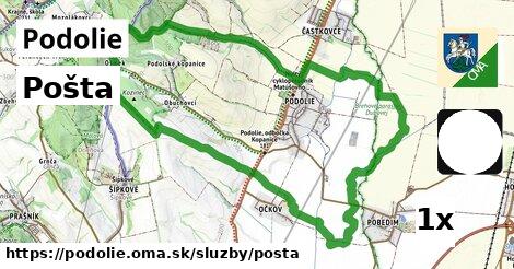 Pošta, Podolie
