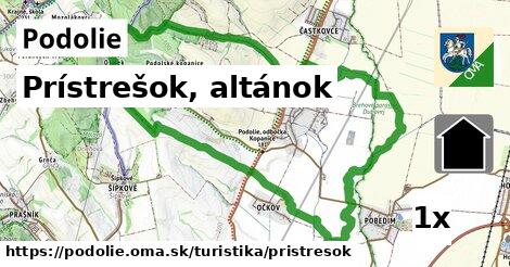 Prístrešok, altánok, Podolie