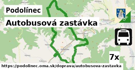 Autobusová zastávka, Podolínec