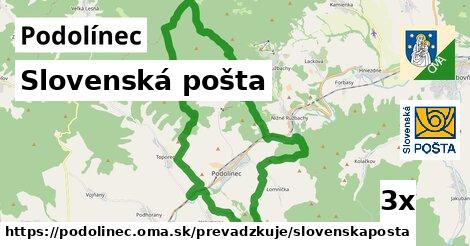 Slovenská pošta, Podolínec