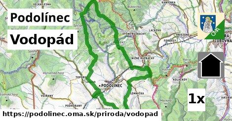 Vodopád, Podolínec