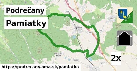 pamiatky v Podrečany