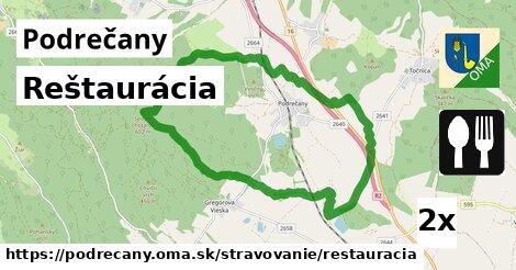 Reštaurácia, Podrečany