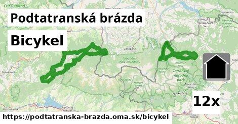 bicykel v Podtatranská brázda