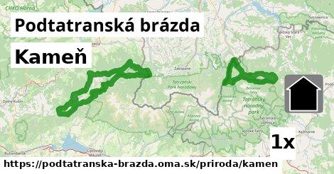 Kameň, Podtatranská brázda