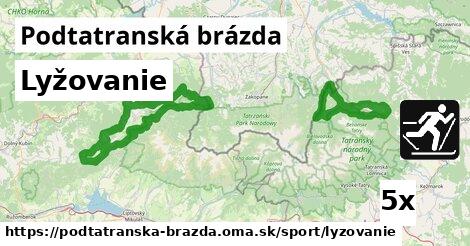 Lyžovanie, Podtatranská brázda