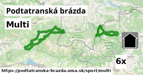 Multi, Podtatranská brázda