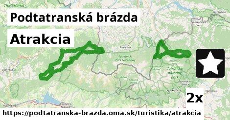 Atrakcia, Podtatranská brázda