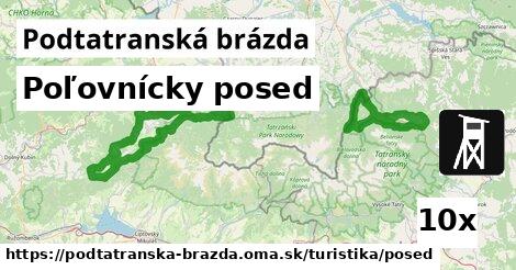 Poľovnícky posed, Podtatranská brázda