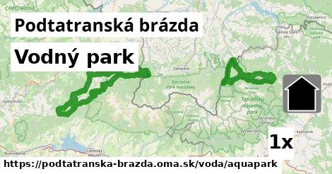 Vodný park, Podtatranská brázda