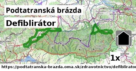 Defiblirátor, Podtatranská brázda