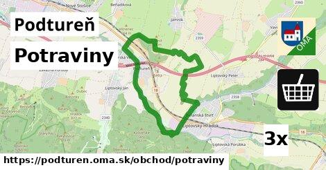 Potraviny, Podtureň