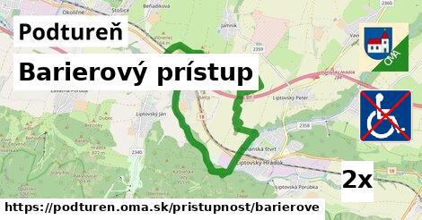 Barierový prístup, Podtureň