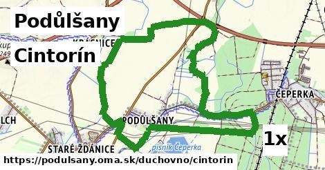 Cintorín, Podůlšany