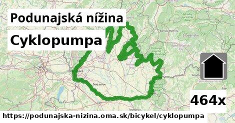 Cyklopumpa, Podunajská nížina