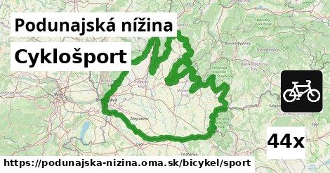 Cyklošport, Podunajská nížina