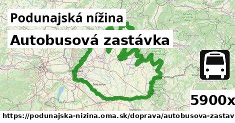 Autobusová zastávka, Podunajská nížina