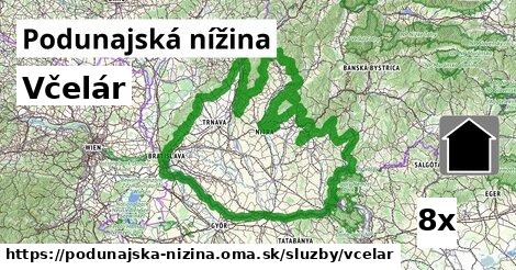 Včelár, Podunajská nížina