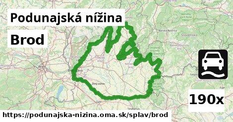 Brod, Podunajská nížina