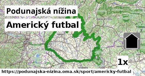 Americký futbal, Podunajská nížina