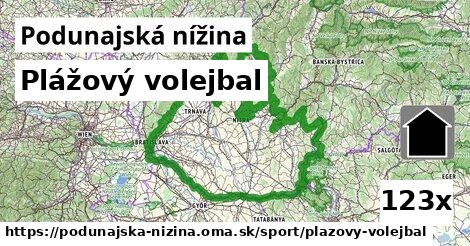 Plážový volejbal, Podunajská nížina