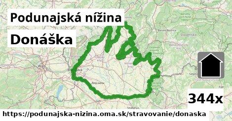 Donáška, Podunajská nížina